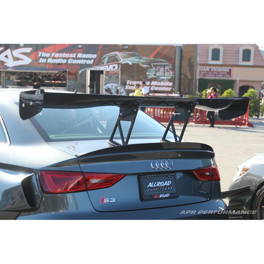 APR Audi S3 GTC300 67" Carbon Fiber Adjustable Wing 2013-2016