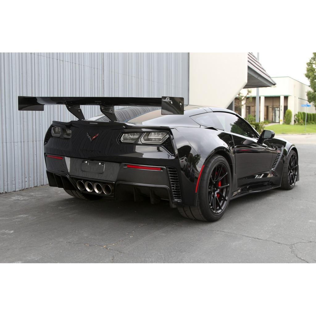 APR Chevrolet Corvette C7 Z06 / Grand Sport GTC500 Chassis Mount Carbon Fiber Adjustable Wing