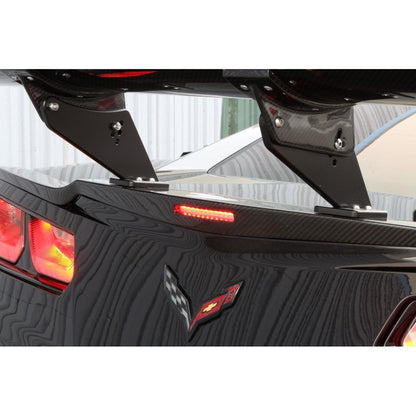 APR Chevrolet Corvette C7 Z06 / Grand Sport GTC500 Chassis Mount Carbon Fiber Adjustable Wing