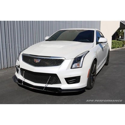 APR Cadillac ATS-V Carbon Fiber Front Wind Splitter 2016-2019 (Non-Carbon Package)