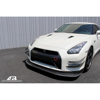 APR Nissan GTR R35 Front Bumper Carbon Fiber Canards 2012-2016