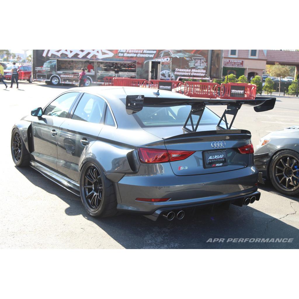 APR Audi S3 GTC300 67" Carbon Fiber Adjustable Wing 2013-2016