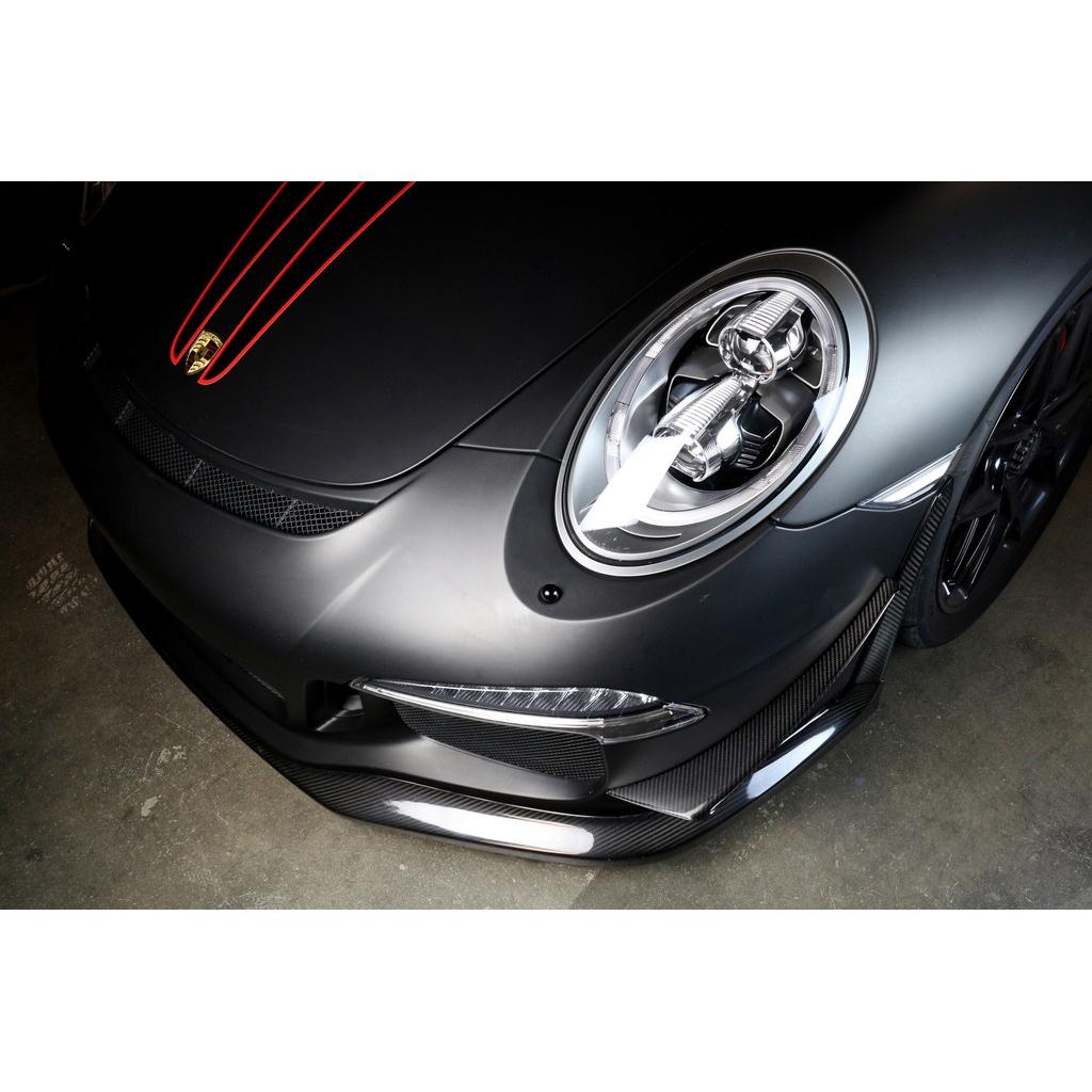 APR Porsche 991.1 GT3 Carbon Fiber Front Bumper Canards 2013-2015