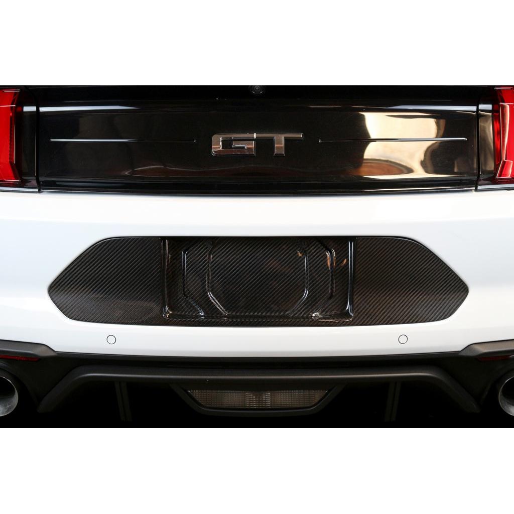 APR Carbon Fiber Ford Mustang License Plate Backing 2018-2023