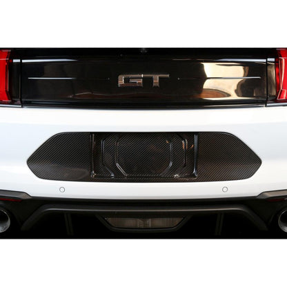 APR Carbon Fiber Ford Mustang License Plate Backing 2018-2023