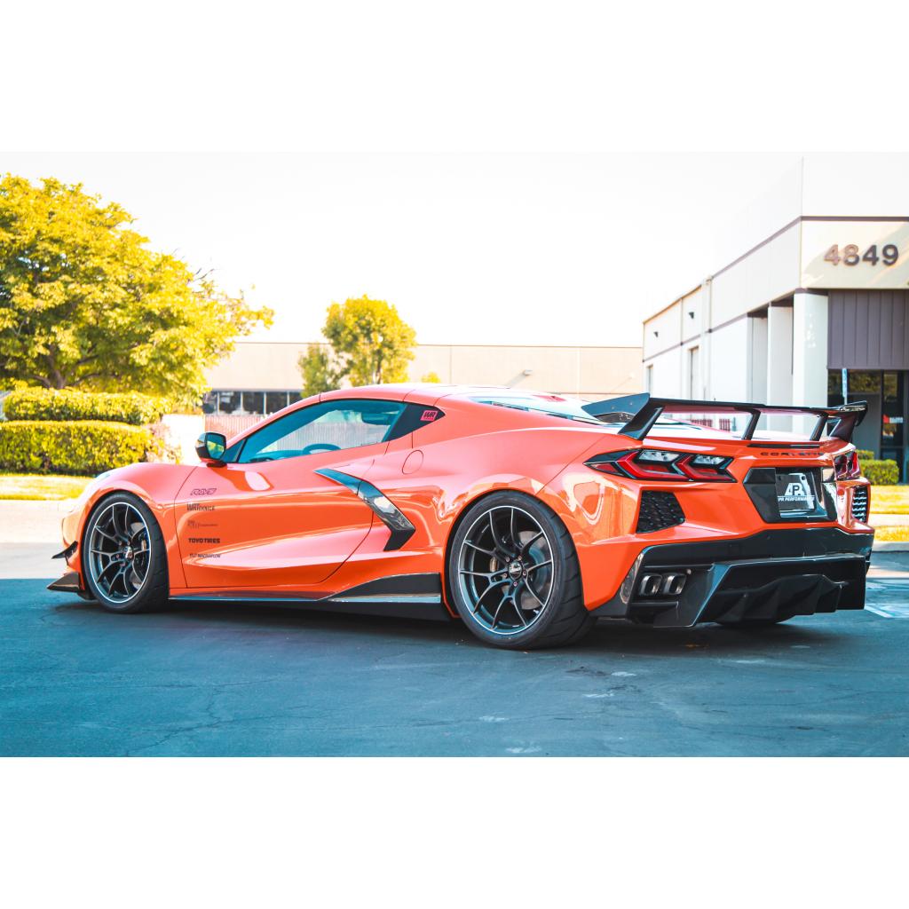 APR Chevrolet Corvette C8 Carbon Fiber Door Handle and Quarter Panel Trim Package