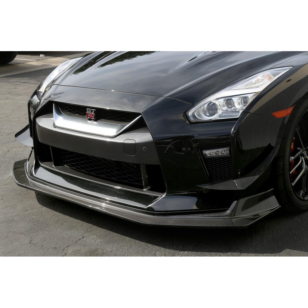 APR Nissan GTR R35 Carbon Fiber Front Bumper Canards 2017-2022