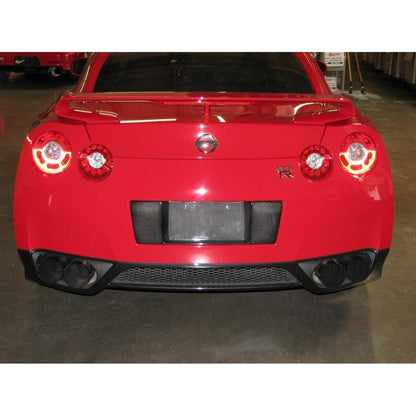 APR Carbon Fiber Nissan GTR R35 License Plate Backing 2008-2011