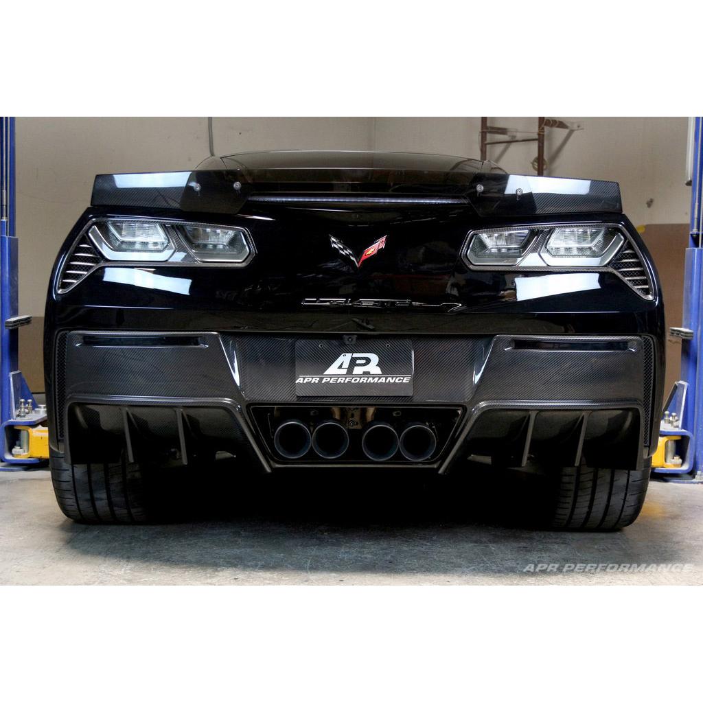 APR Chevrolet Corvette C7 Z06 Carbon Fiber Rear Diffuser (Version 2)