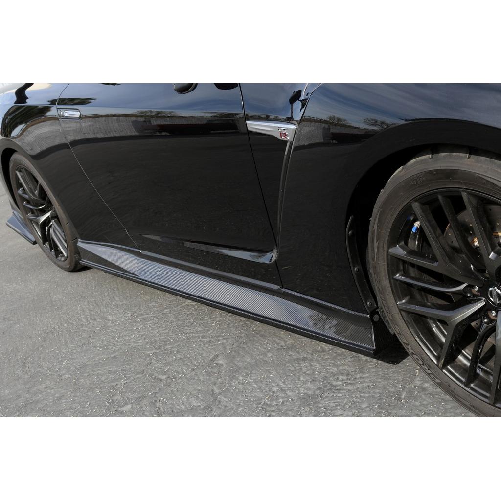 APR Carbon Fiber Nissan GTR R35 Side Rocker Extensions/ Side Skirt 2017-2022