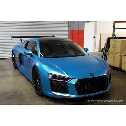 APR Audi R8 GTC500 Carbon Fiber Adjustable Wing and Trunk Panel Replacement 2016-2022