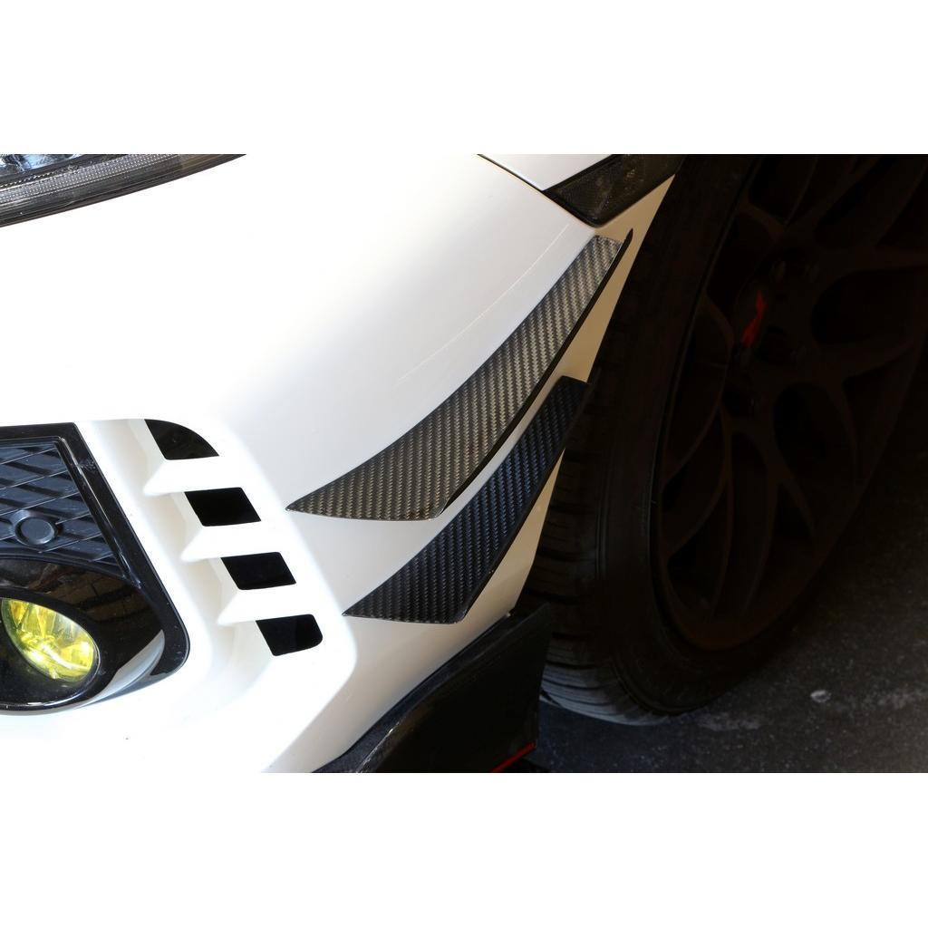APR Honda FK8 Civic Type R Carbon Fiber Front Bumper Canards 2017 - 2021