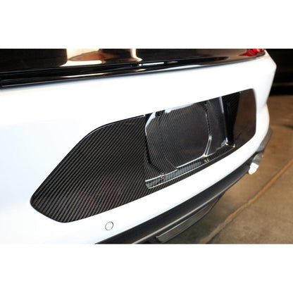 APR Carbon Fiber Ford Mustang License Plate Backing 2018-2023