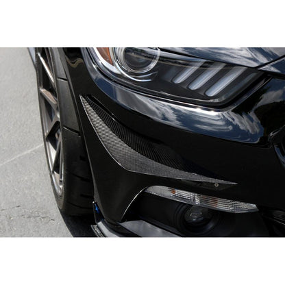APR Ford Mustang S550 Carbon Fiber Front Bumper Canards 2015-2017