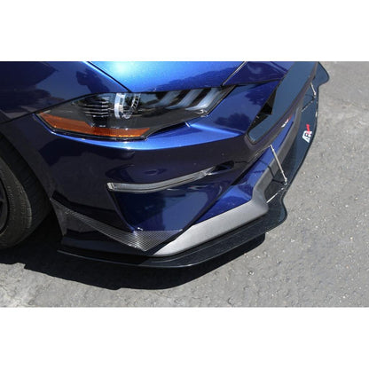 APR Ford Mustang S550 Carbon Fiber Front Bumper Canards 2018-2023