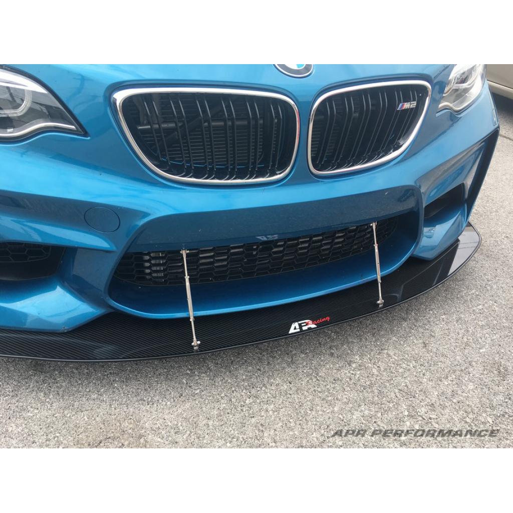 APR BMW F87 M2 Stock Bumper Carbon Fiber Front Wind Splitter 2016-2021