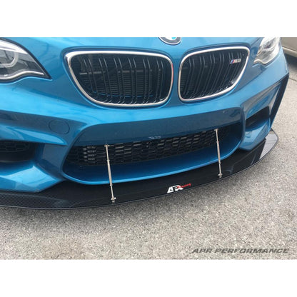 APR BMW F87 M2 Stock Bumper Carbon Fiber Front Wind Splitter 2016-2021