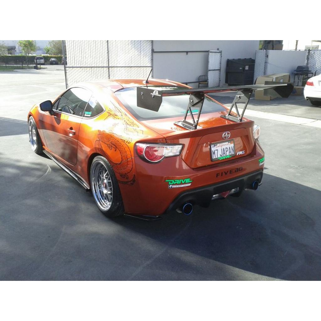 APR Scion FRS / Toyota GT86/ Subaru BRZ GT250 Carbon Fiber Adjustable Wing 2013-2016 w. 11" Pedestals Set