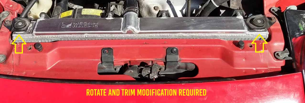 Megan Racing 2 Row Radiator for Mitsubishi 3000GT VR4