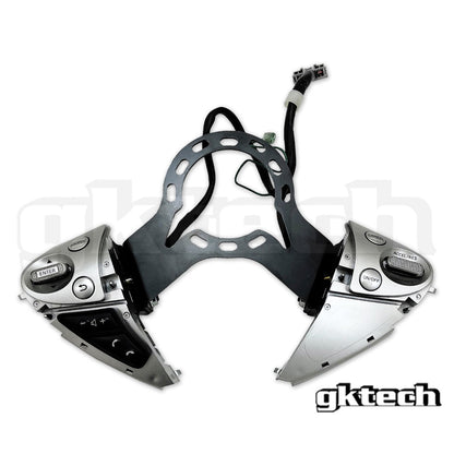 GKTech Z34 370z steering wheel control relocation bracket