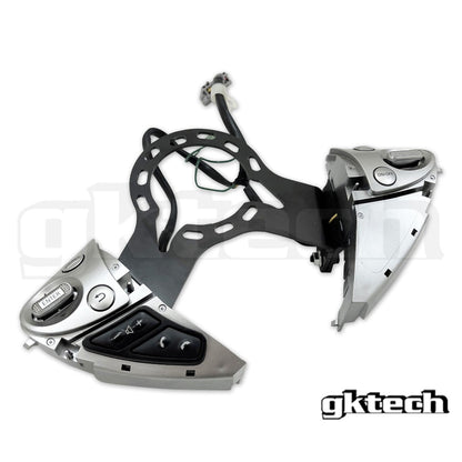 GKTech Z34 370z steering wheel control relocation bracket