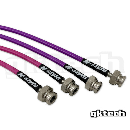 GKTech N-Style S14 240sx/S15 Silvia braided brake lines