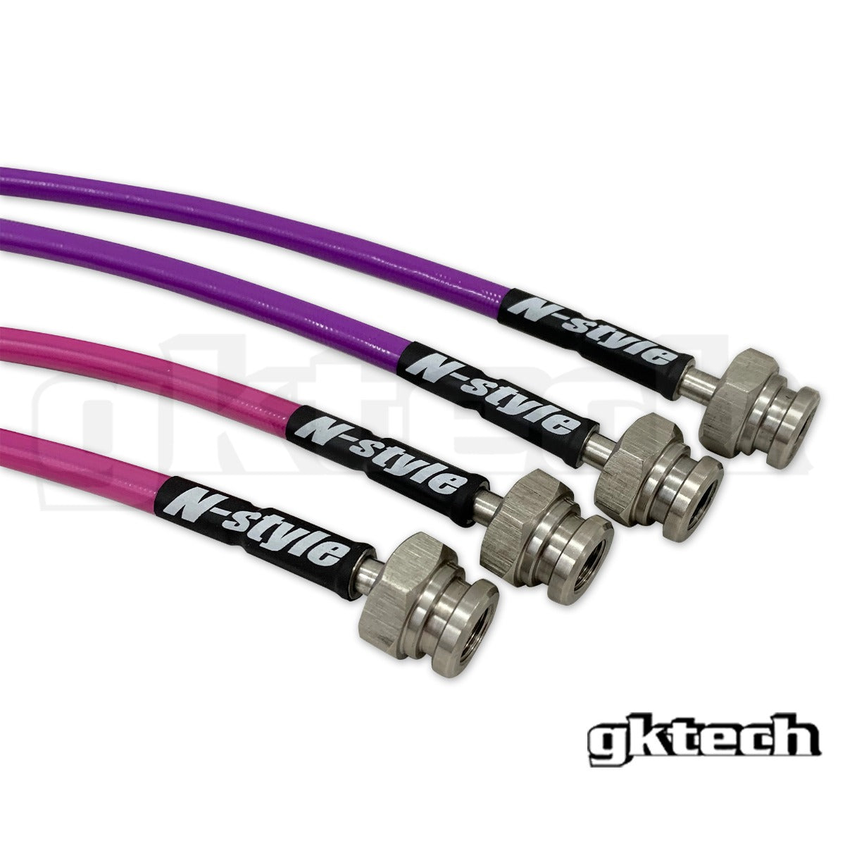 GKTech S13 240sx to Z32/GTST/GTR conversion braided brake lines