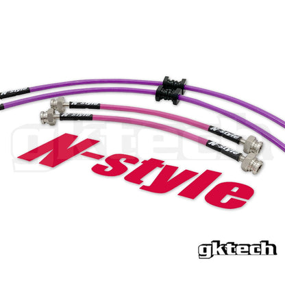 GKTech N-Style R32 GTS-T Braided Brake Line Set