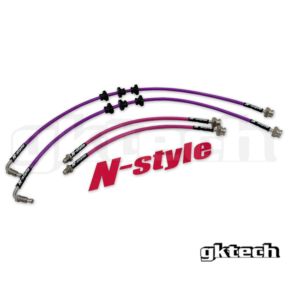 GKTech N-Style R32 GTS-T Braided Brake Line Set