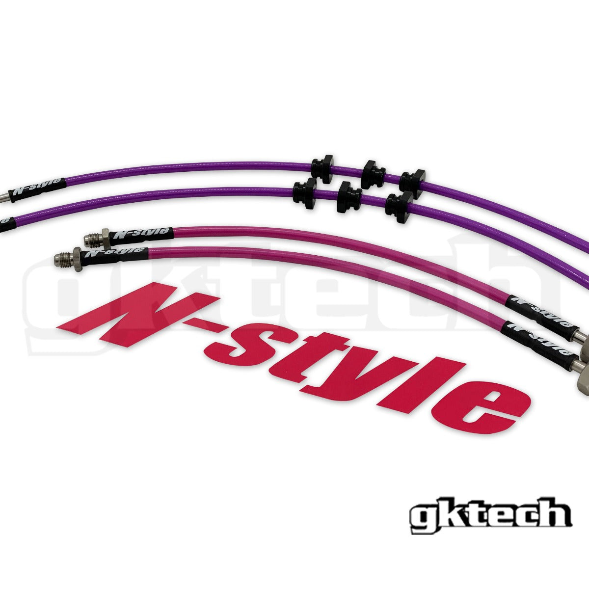 GKTech N-Style R32 GTS-T Braided Brake Line Set