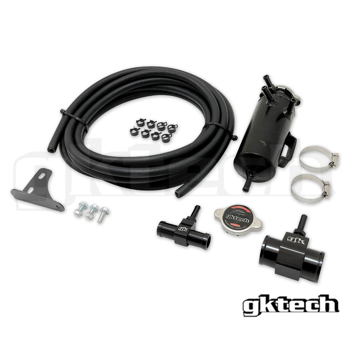 GKTech Z33 350z/G35 bolt on coolant swirl pot setup