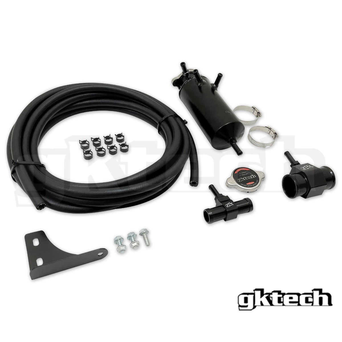 GKTech Z33 350z/G35 bolt on coolant swirl pot setup
