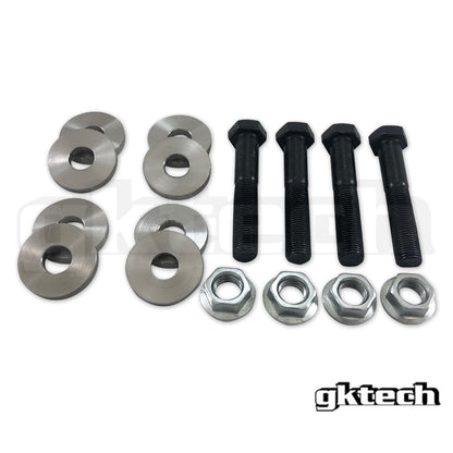 GKTECH S13 240sx/R32 Eccentric lockout kit (non HICAS equipped vehicles)
