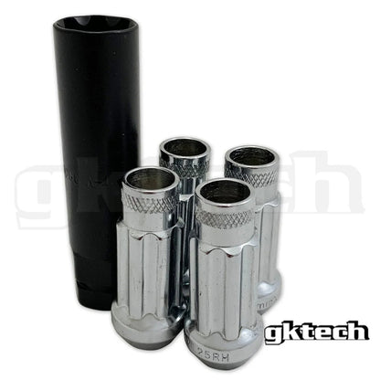 GKTech Open Ended Lock Nuts (Set of 4 + Socket)