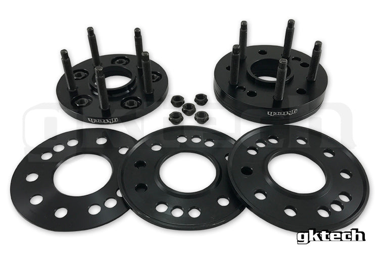 GKTech 5x114.3 Spacers 15mm > 30mm 8 Piece Set