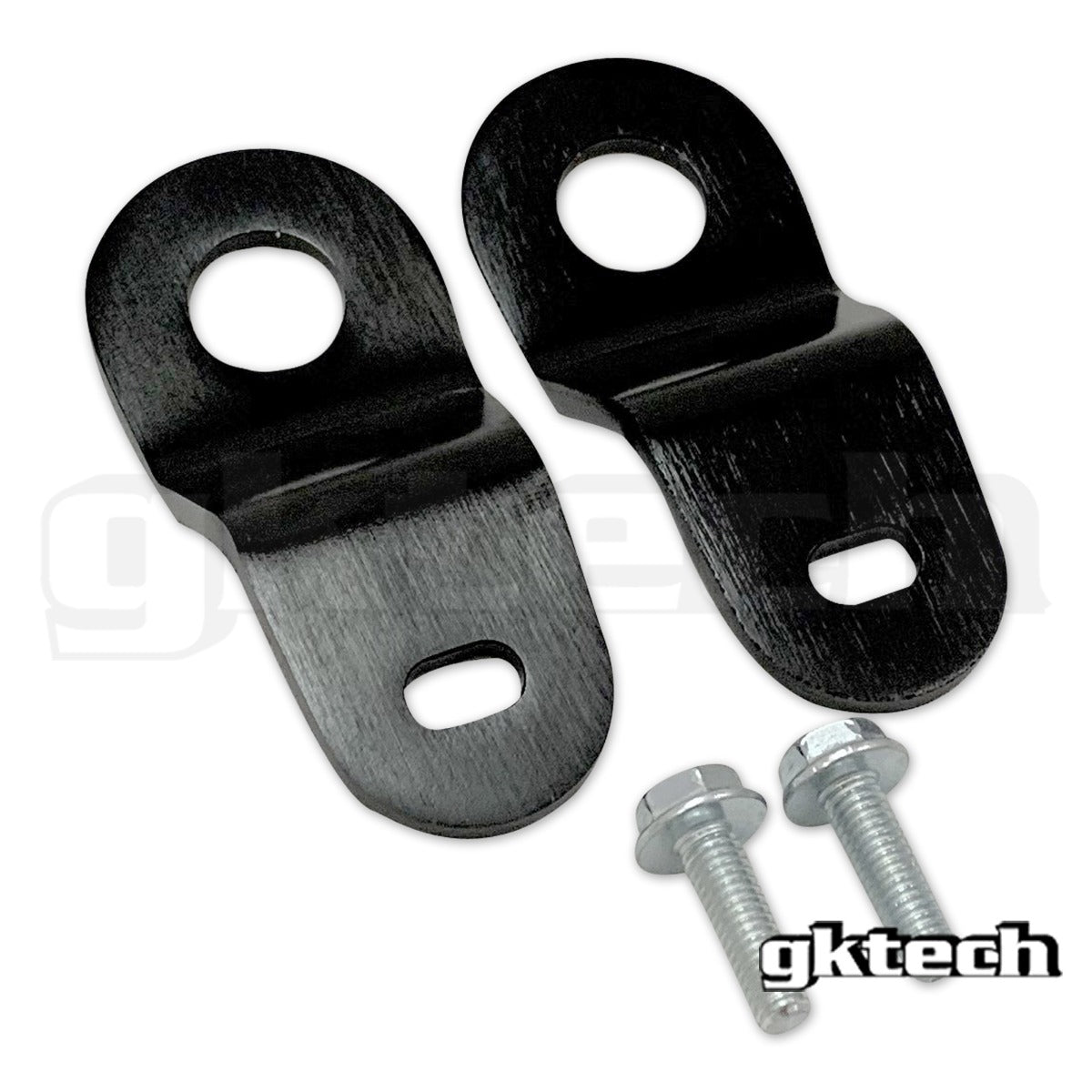 GKTech S13 240sx CNC Machined top Radiator brackets - Black