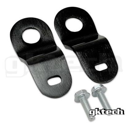 GKTech S13 240sx CNC Machined top Radiator brackets - Black