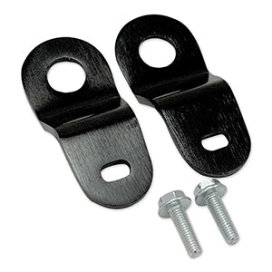 GKTech S13 240sx CNC Machined top Radiator brackets - Black