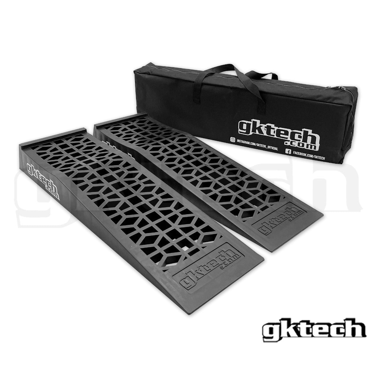 GKTech Super low vehicle ramps (pair) - Optional storage bag