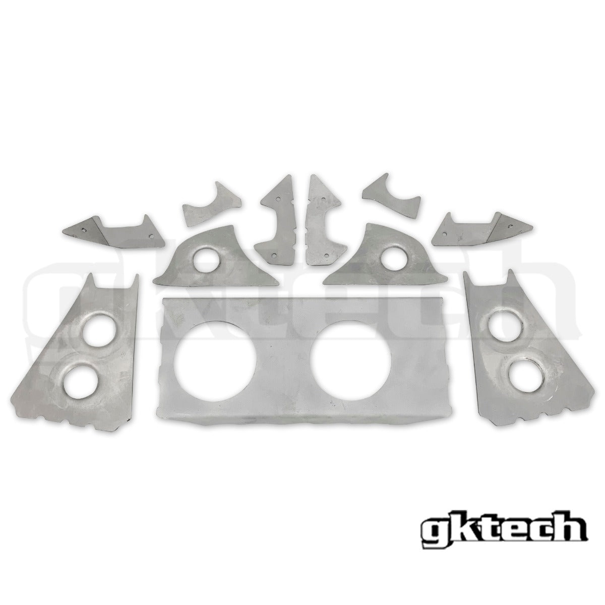 GKTech V2 R32 GTR Skyline subframe weld in reinforcement plates