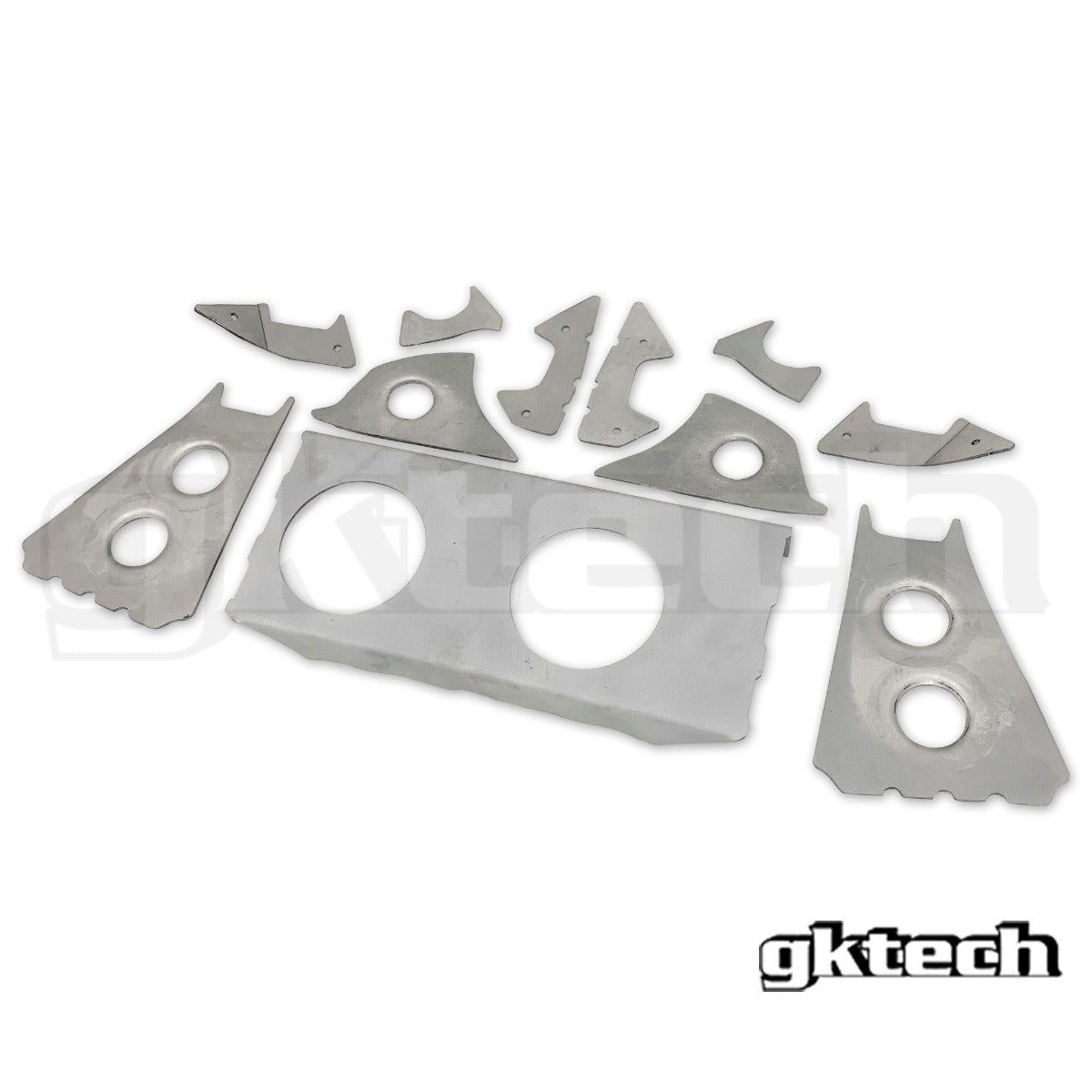 GKTech V2 R32 GTR Skyline subframe weld in reinforcement plates