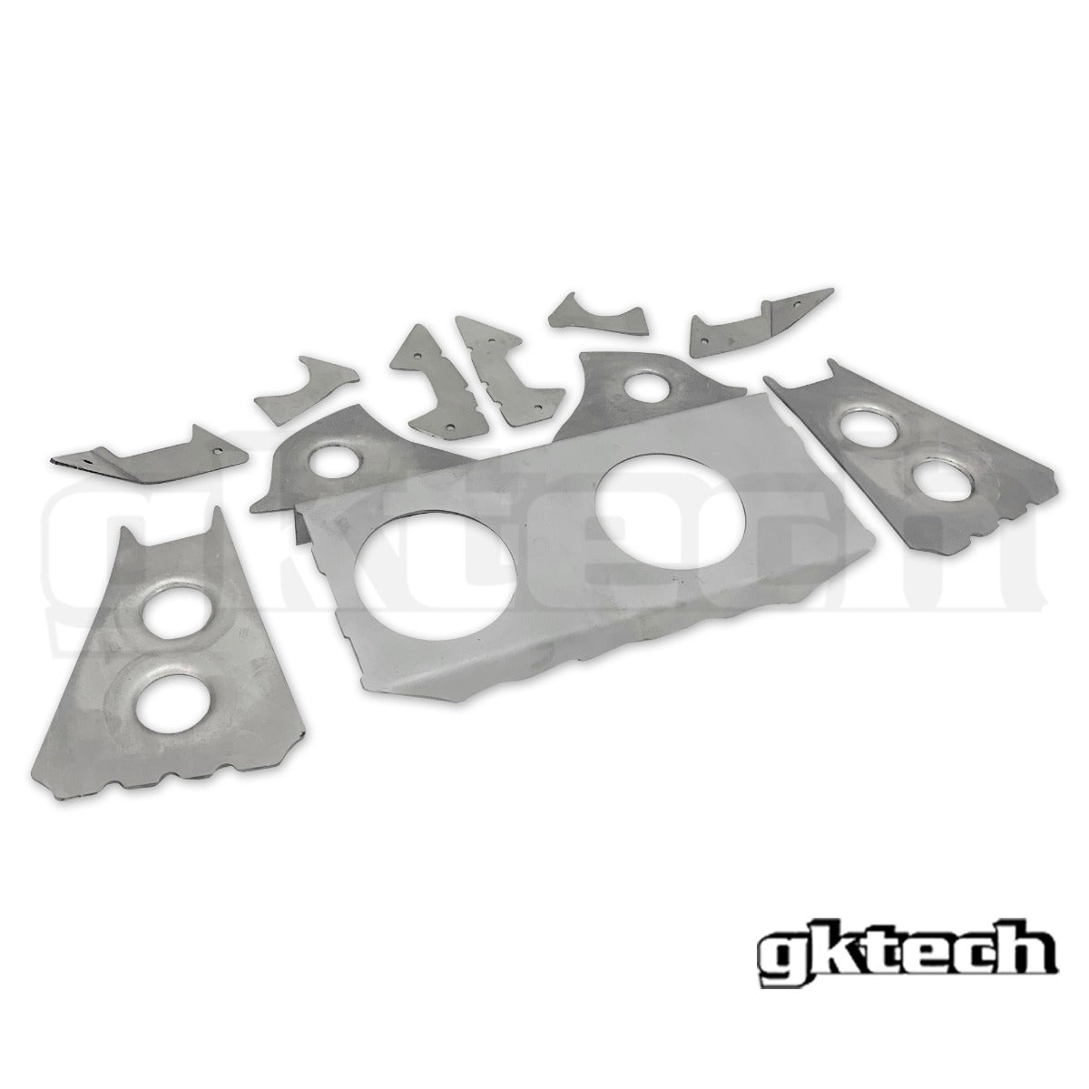 GKTech V2 R32 GTR Skyline subframe weld in reinforcement plates