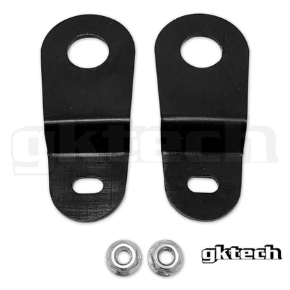 GKTech S14 240sx/S15 Silvia CNC Machined top Radiator brackets - Black