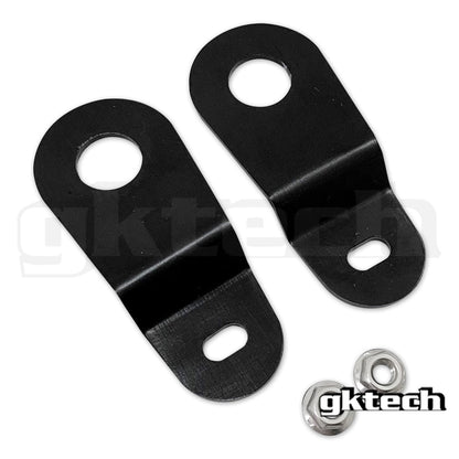 GKTech S14 240sx/S15 Silvia CNC Machined top Radiator brackets - Black
