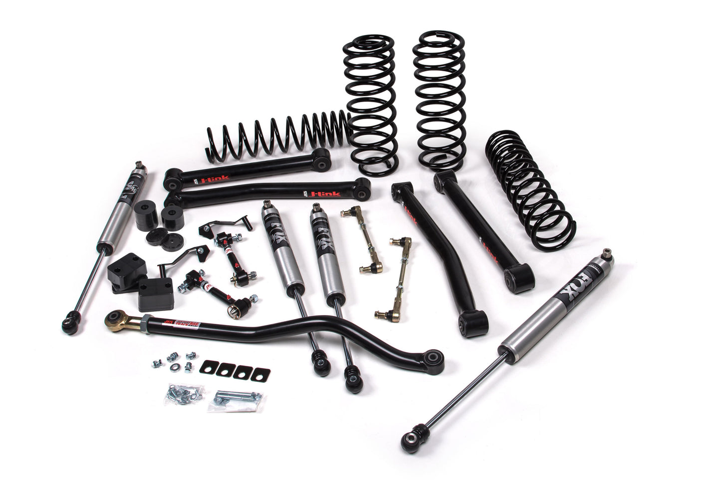 JKS Manufacturing JKS Jeep JL J-Konnect 3in 2Dr w/Fox 2.0 Performance Series Shocks STD Rate Coils JSPEC145KFP