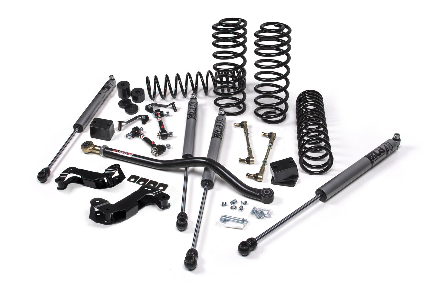 JKS Manufacturing JKS 18-21 Jeep JL J-Kontrol 2.5in 4Dr w/Fox 2.5 Adventure Series Shocks HD Rate Coils JSPEC138KFA