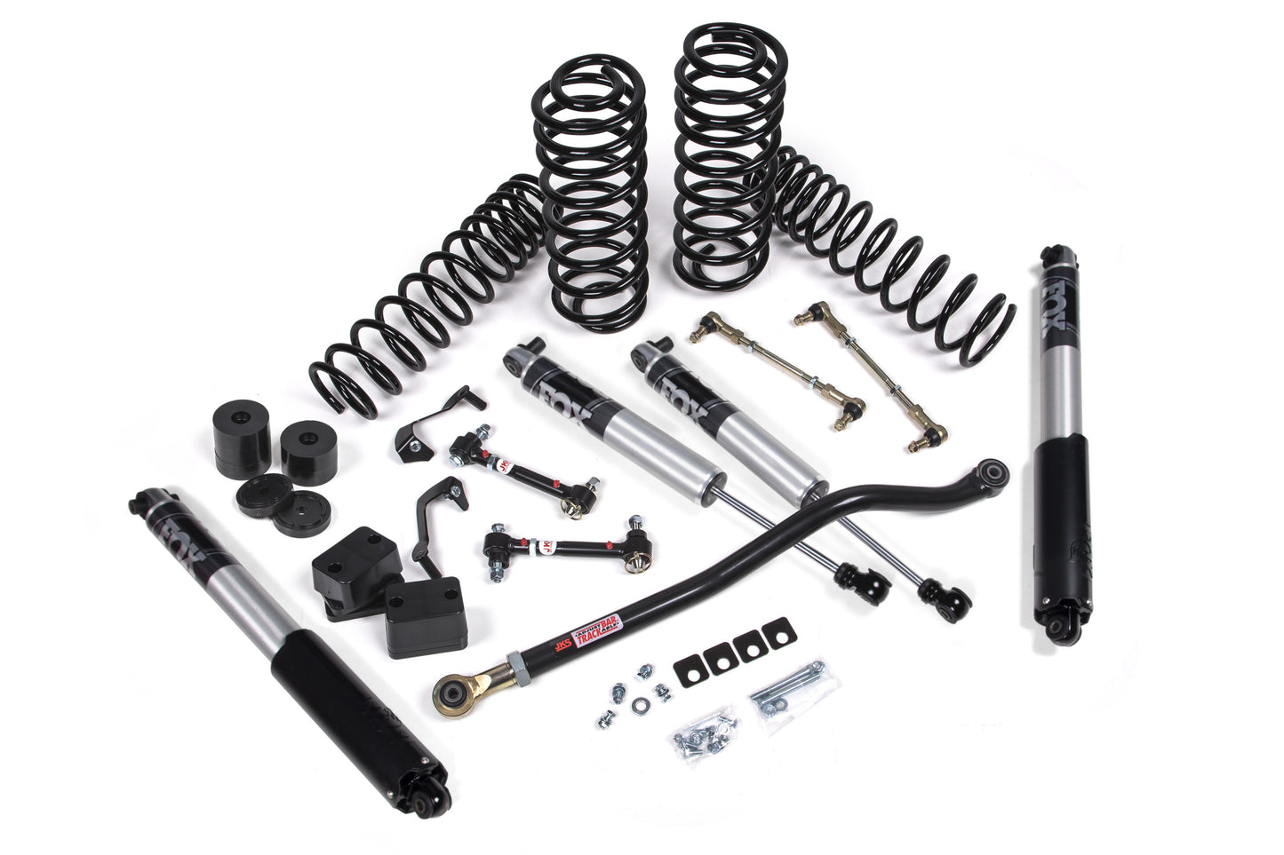 JKS Manufacturing 2018-2024 Jeep Wrangler J-Venture 3.5in 4Dr w/Fox 2.5 Performance Series Shocks STD Rate Coils JSPEC119PS