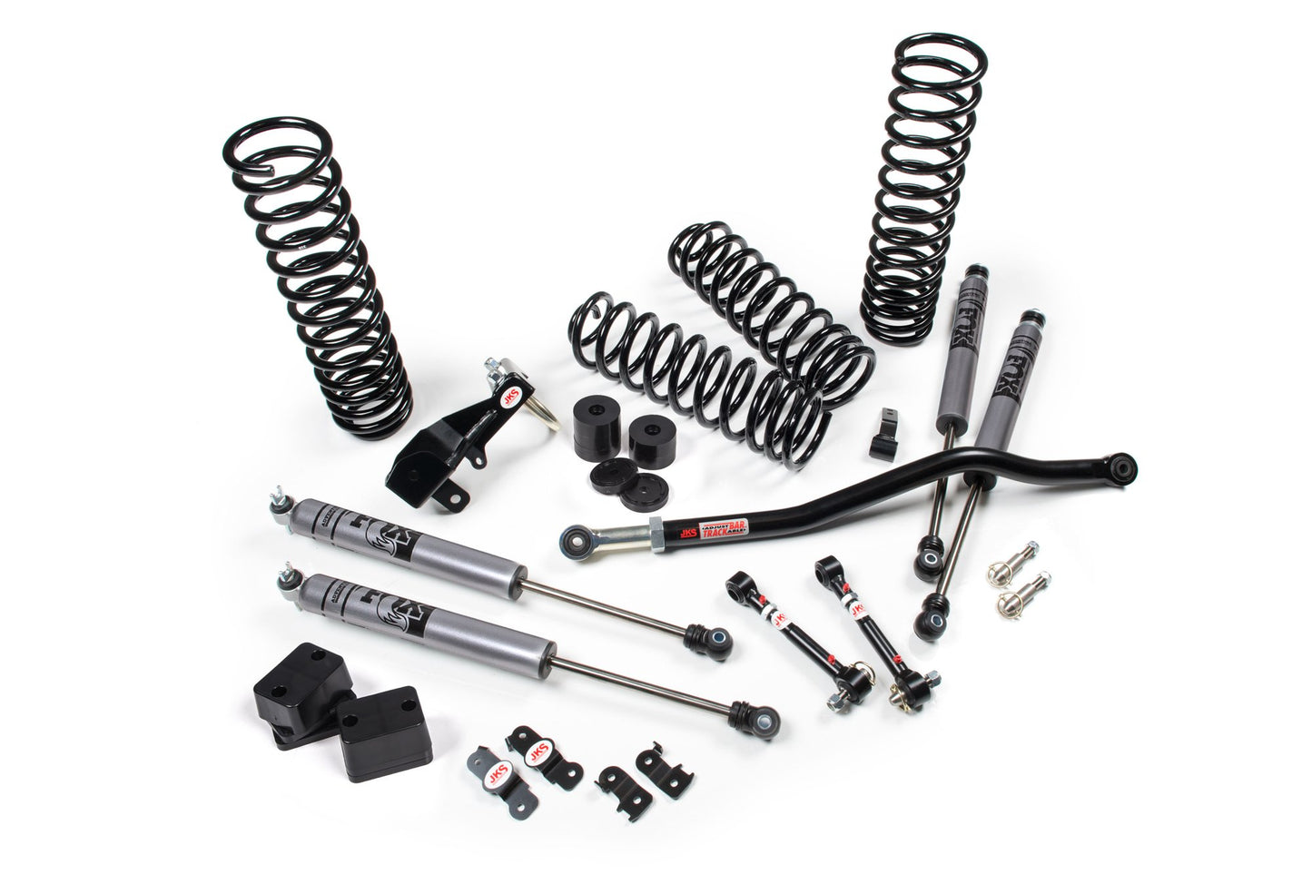 JKS Manufacturing JKS 07-18 Jeep JK 2Dr 3.5in JSPEC System - FOX Remote Resi JSPEC101KFR