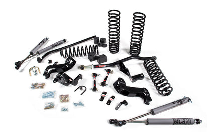 JKS Manufacturing JKS 07-18 Jeep JK 4Dr 3.5in J Kontrol System - FOX Remote Resi JSPEC108KFR