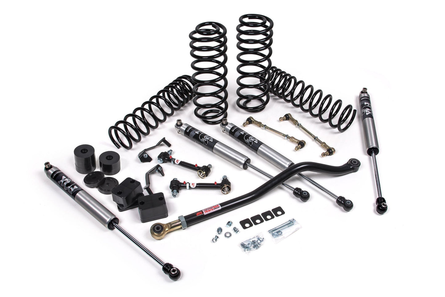 JKS Manufacturing JKS Jeep JL J-Venture 2.5in 4Dr w/Fox 2.0 Performance Series Shocks STD Rate Coils JSPEC117KFP
